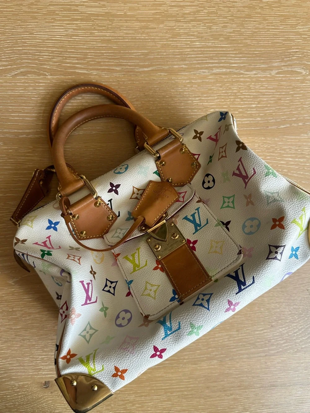 Louis Vuitton Murakami White Multicolor speedy 30